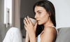 Beautiful Woman Drinking Coffee