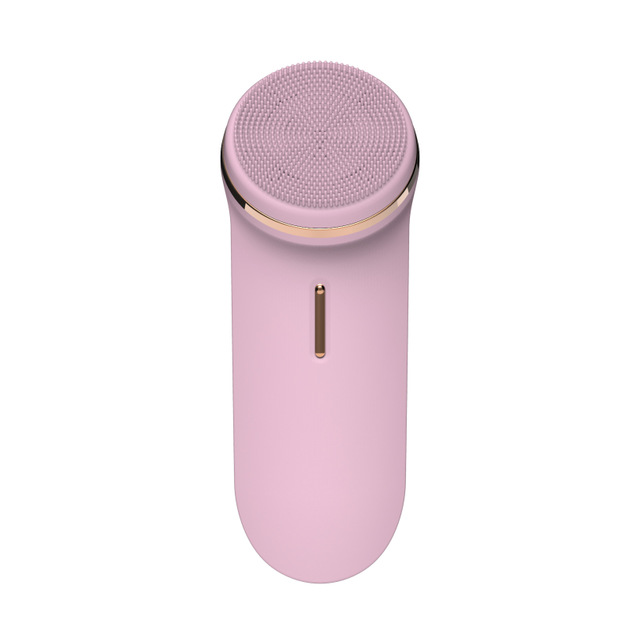 Blue Pink Ultrasonic Silicone Face Cleaning Brush