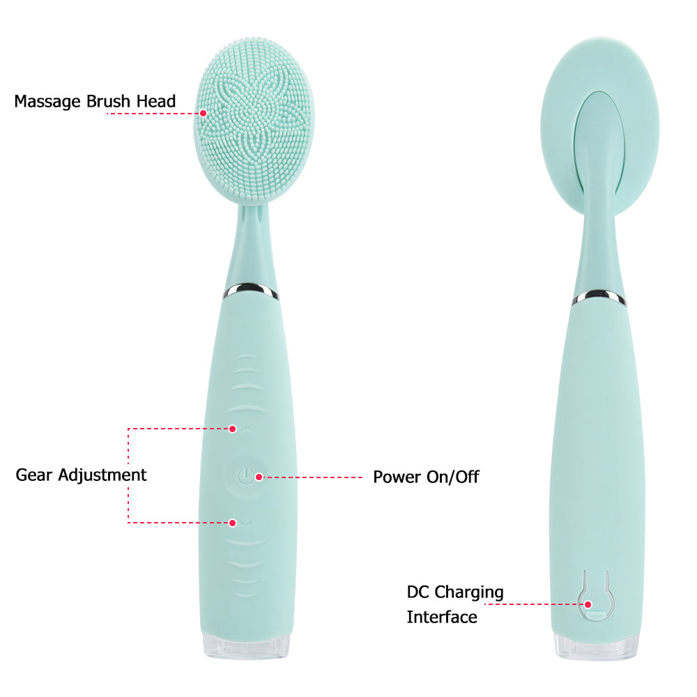 Ultrasonic Cleansing Silicone Brush for Pore Shinking